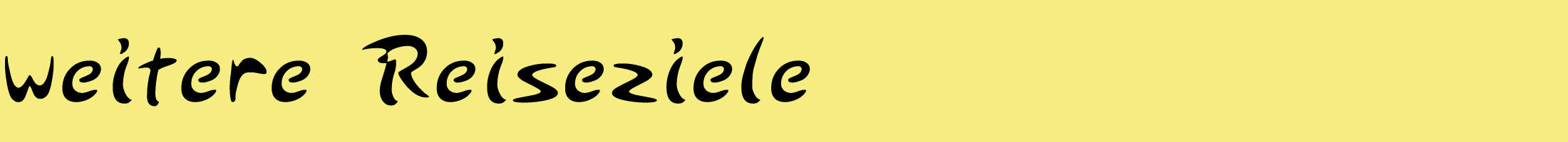 weitere Reiseziele