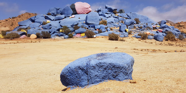 Blaue Felsen von Tafraoute